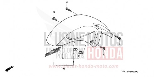 AILE AVANT CBR1100XX3 de 2003